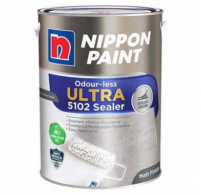 NIPPON PAINT 5102 Odourless Water-Based Wall Sealer 5L